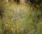 卡尔 拉尔森 : A Fairy, or Kersti, and a View of a Meadow